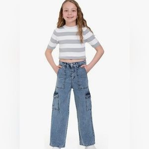 Patchwork Jeans for Teens Girls 11-14 Years Old